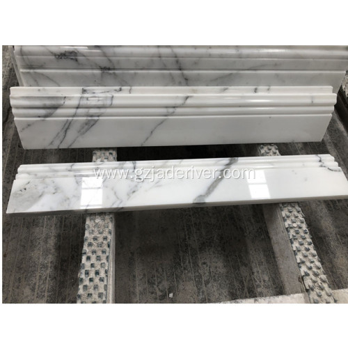 White Stone Marble Border